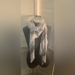 Mixit Women Brown/White Scarf One Size